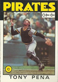 1986 O-Pee-Chee Baseball Cards 260     Tony Pena